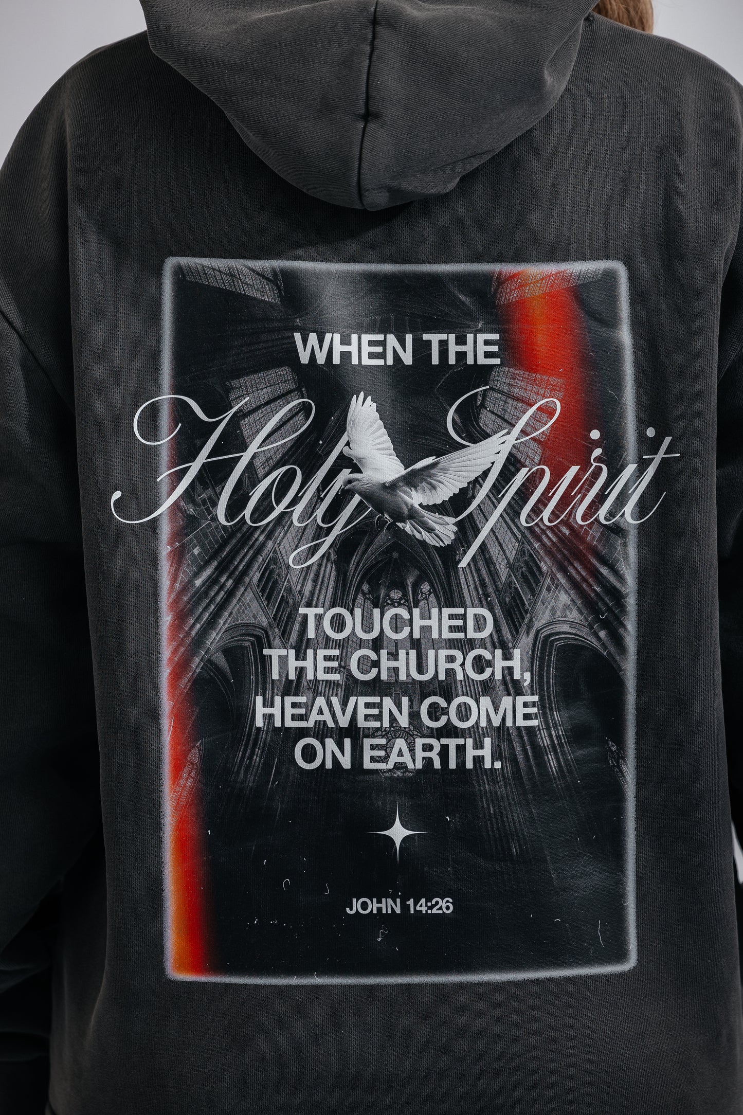 HOODIE DARK GRAY - HOLY SPIRIT