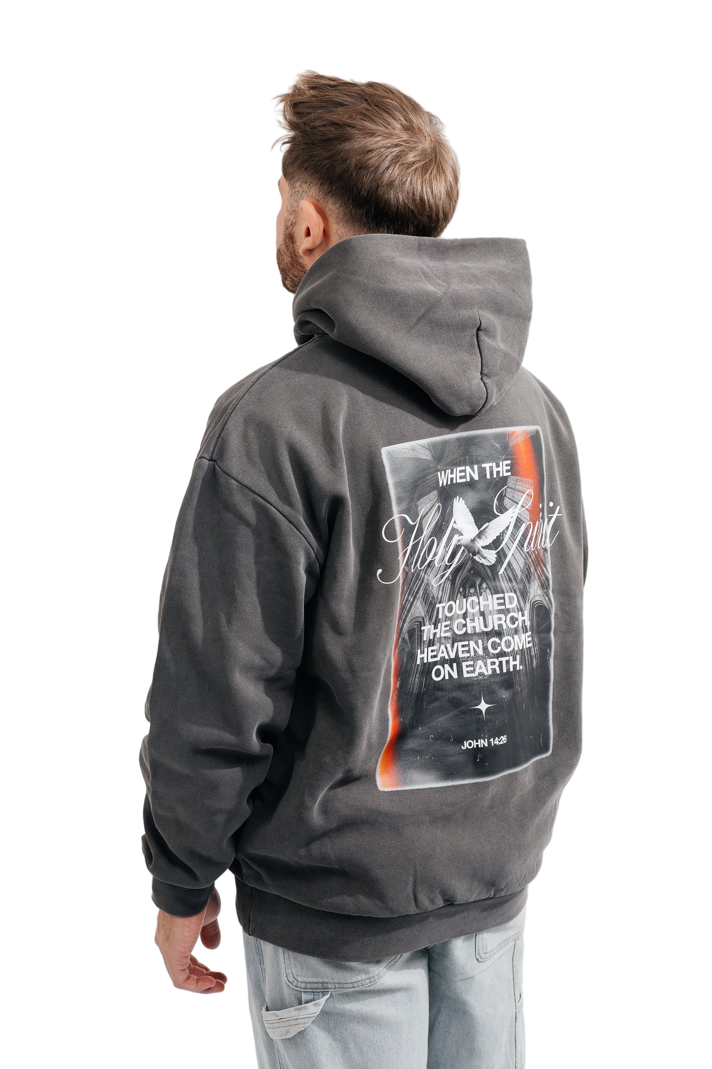 HOODIE DARK GRAY - HOLY SPIRIT